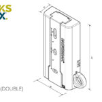 RacksBrax XD Hitch 9000 låsbart markisfäste - Double - snabbfäste RACKSBRAX har alla produkter för att snabbt och enkelt montera din markis på bilen. Eller förvara den på väggen, eller byta ut den mot något annat!